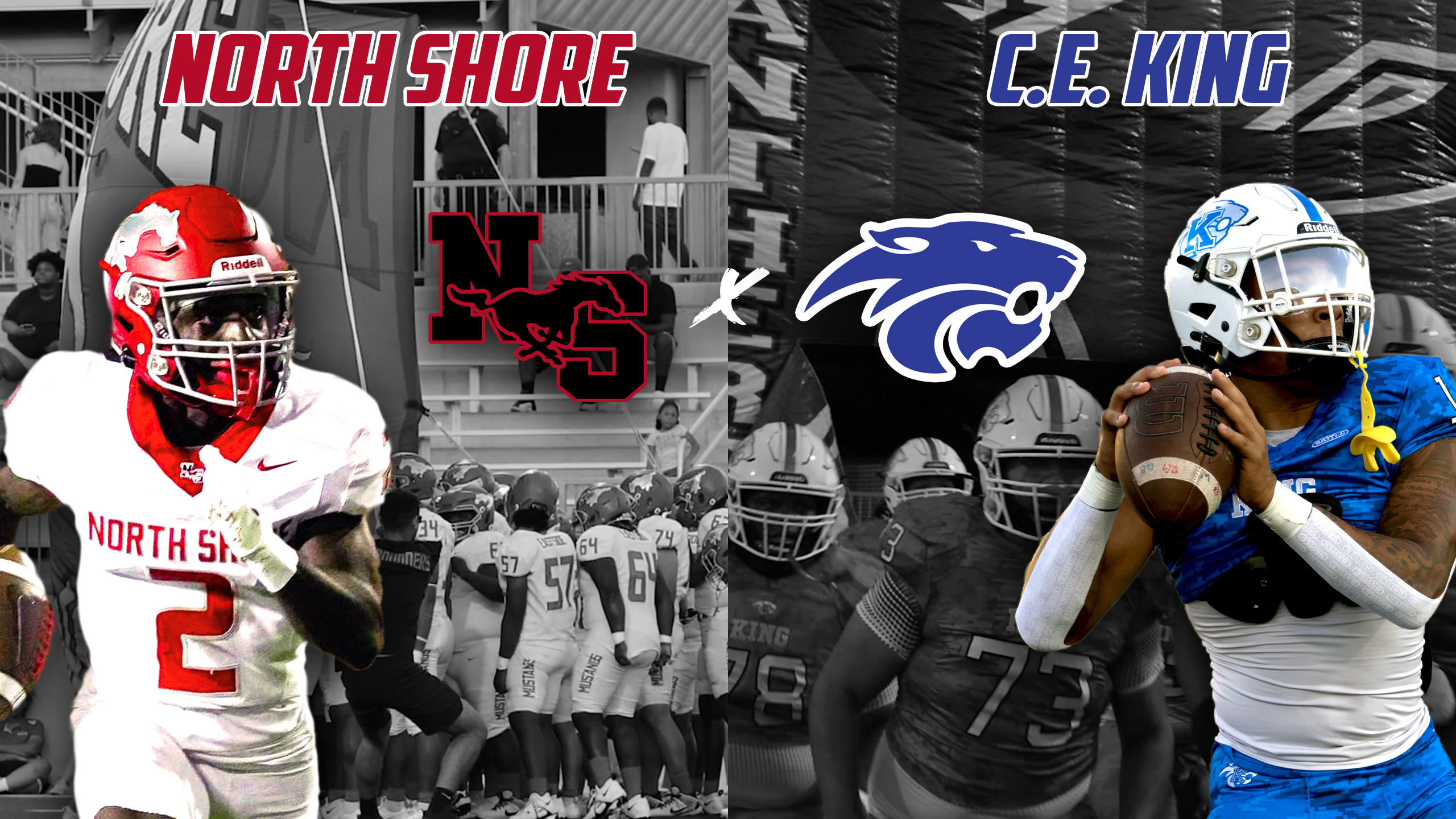 UNDEFEATED HOUSTON HEAVYWEIGHTS MATCH-UP North Shore vs CE King | Texas High School Football #txhsfb
