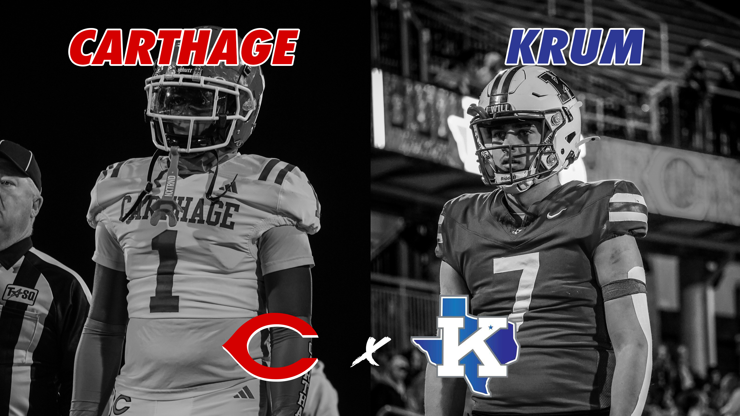 4A DII AREA ROUND FACE-OFF Krum vs #1 Carthage