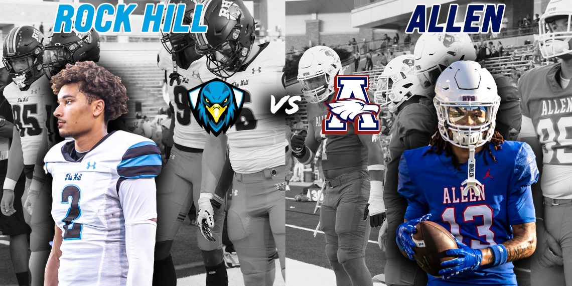 Prosper Rock Hill vs #4 Allen 6A HOMECOMING OPENING DISTRICT PLAY #txhsfb