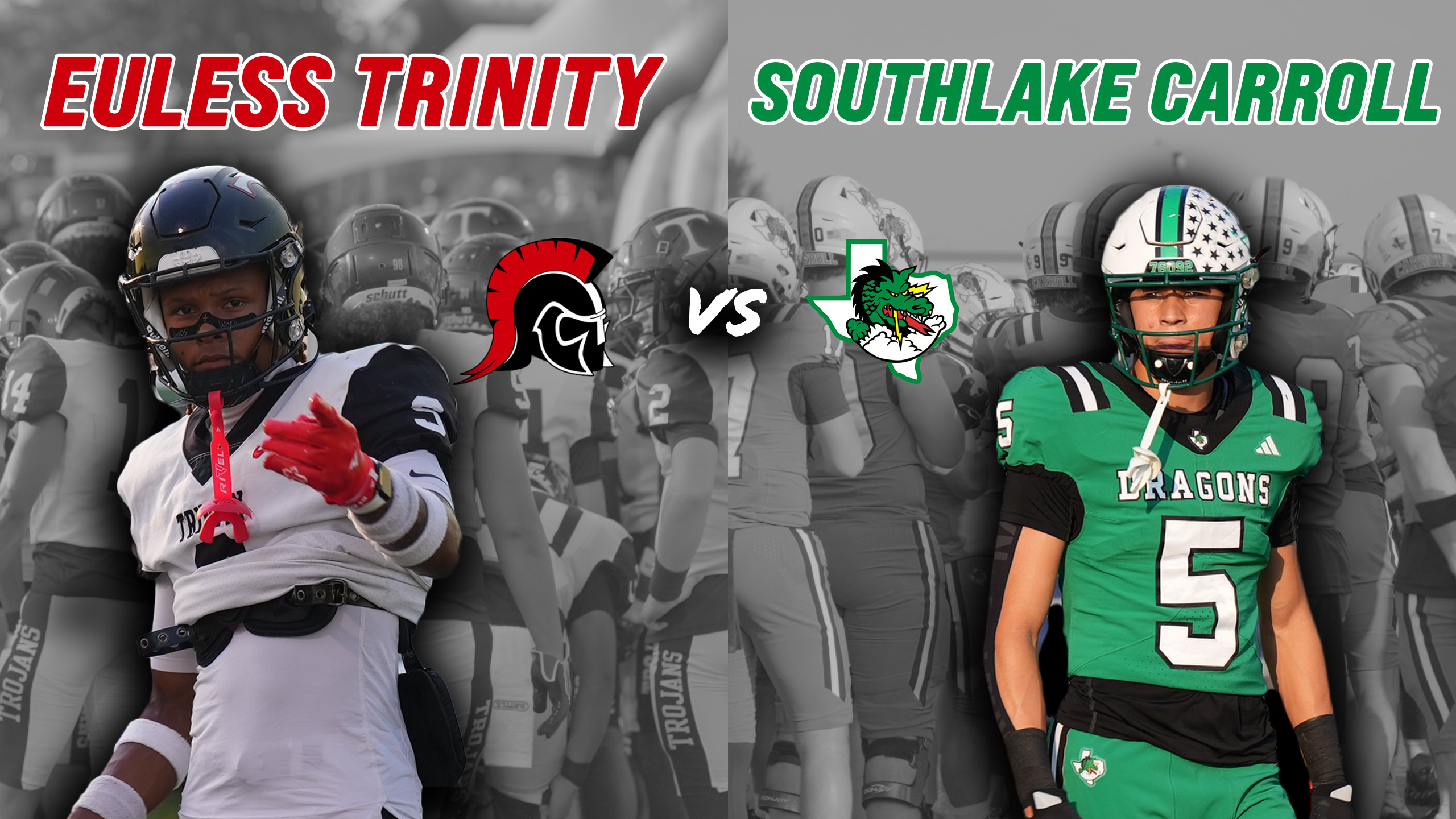 #8 Euless Trinity vs #1 Southlake Carroll TOP 10 DFW DISTRICT ...