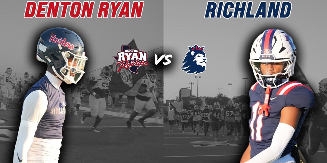 #5 Denton Ryan vs Richland 5A DI 3-5A RIVALRY TOP TEAMS CLASH IN DISTRICT BATTLE #txhsfb