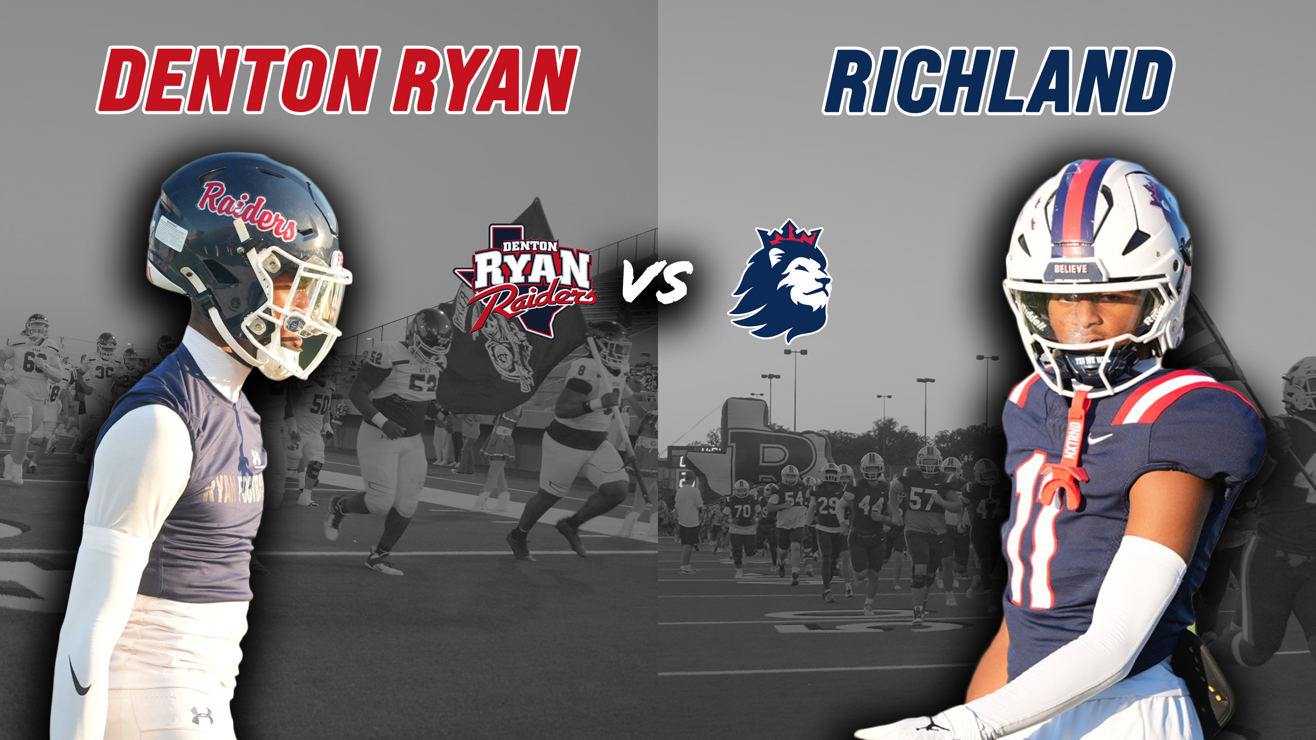#5 Denton Ryan vs Richland 5A DI 3-5A RIVALRY TOP TEAMS CLASH IN DISTRICT BATTLE #txhsfb