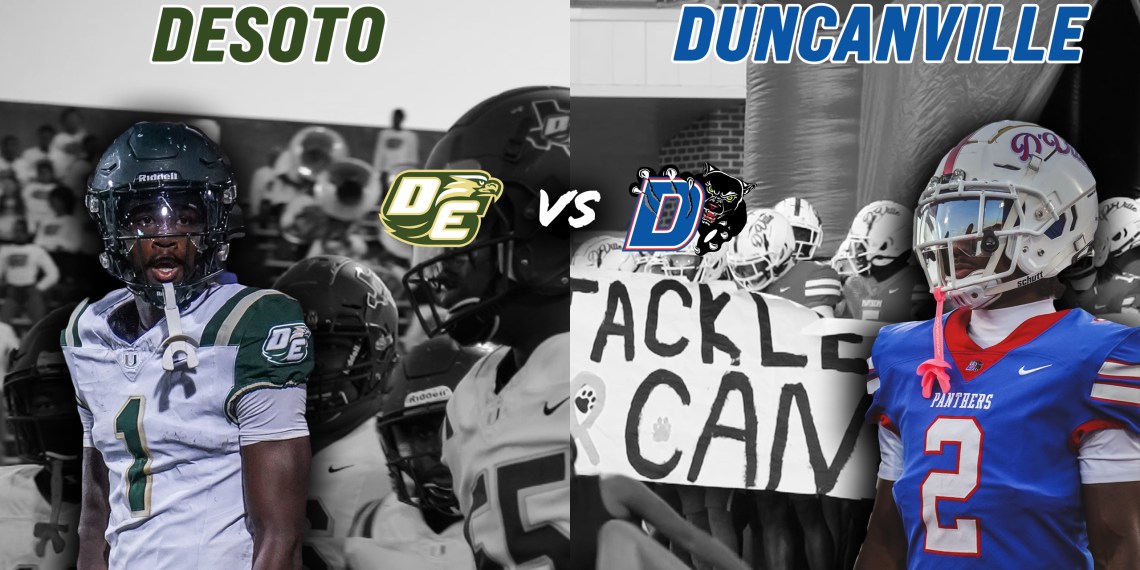 #19 Desoto vs #10 Duncanville BIGGEST GAME IN THE COUNTRY DISTRICT OF DOOM RIVALRY D1 TALENT #txhsfb