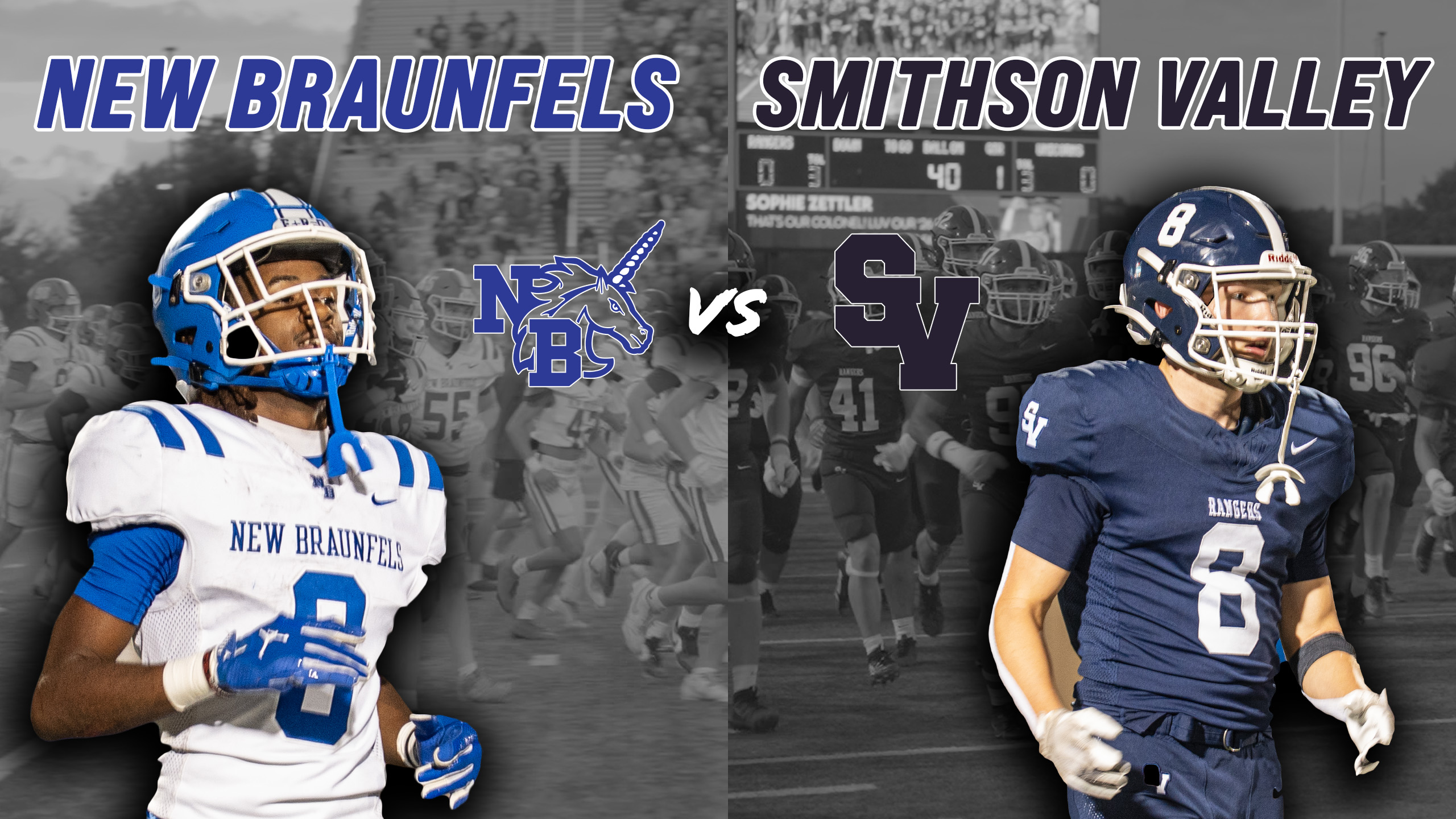New Braunfels vs #3 Smithson Valley 5A DI DEFENDING STATE CHAMPIONS BATTLE IN DISTRICT PLAY #txhsfb