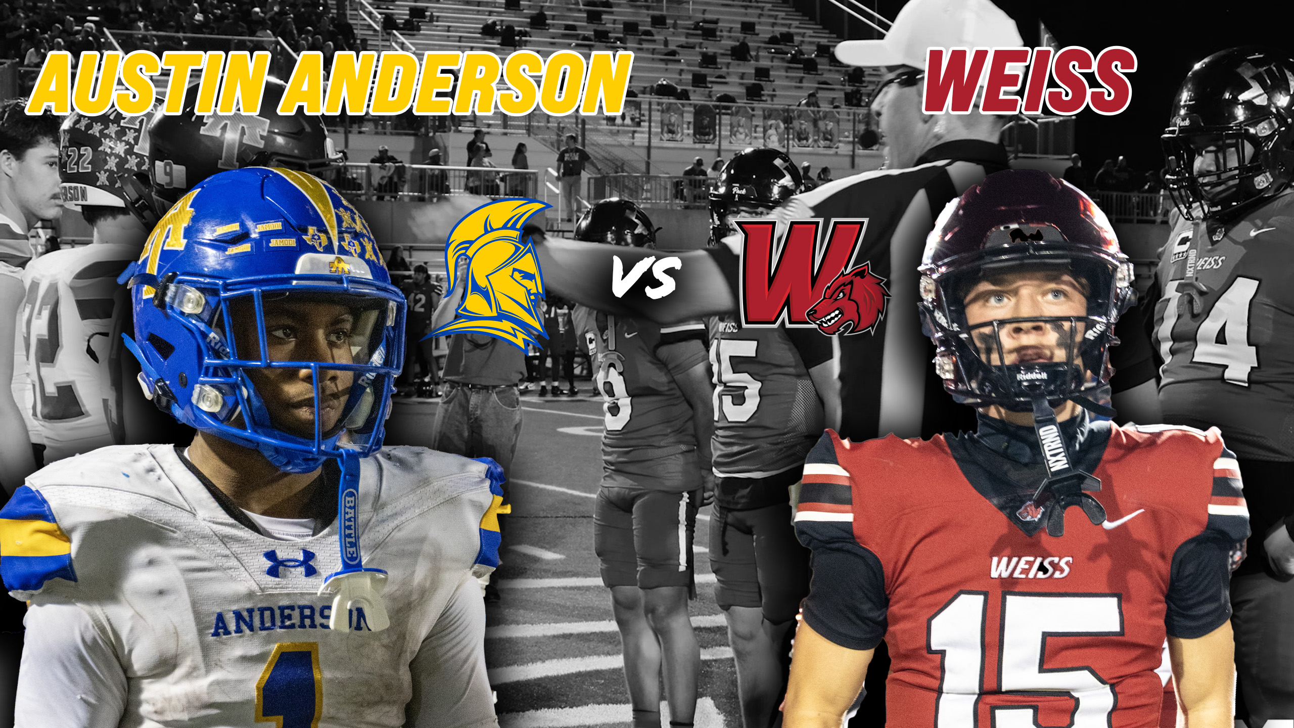 #8 Austin Anderson vs Weiss 5A DI CENTRAL TEXAS DISTRICT CHAMPIONSHIP HEAVYWEIGHT MATCH-UP #txhsfb