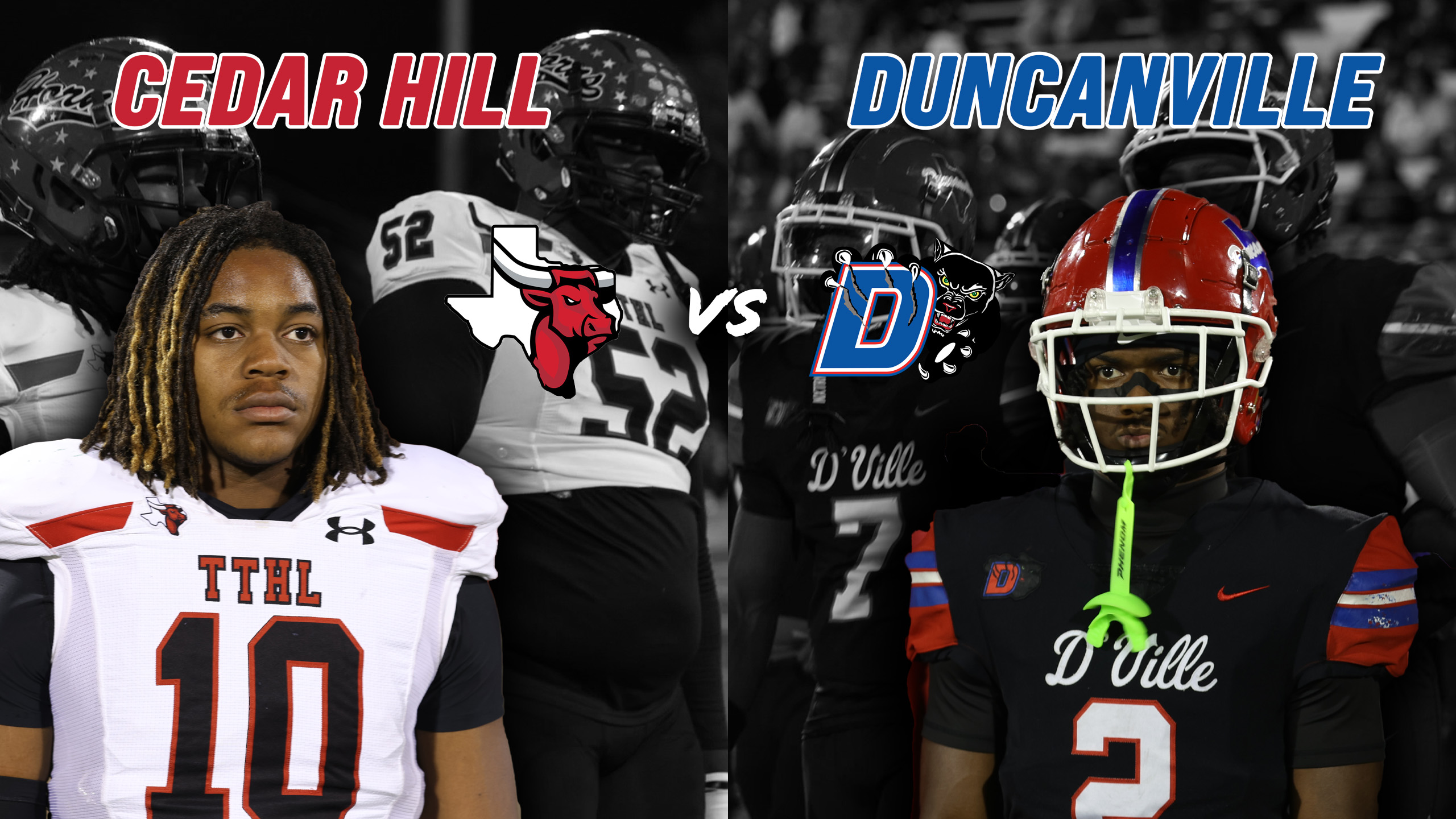 Cedar Hill vs #9 Duncanville 6A DFW DISTRICT RIVALS FACE-OFF IN FINAL GAME OF THE SEASON #txhsfb
