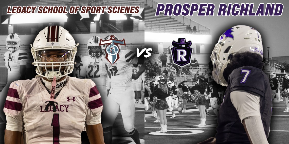 Legacy School of Sport Sciences vs Prosper Richland THE BEST QB IN TEXAS KEISEAN HENDERSON🔥🔥 #txhsfb