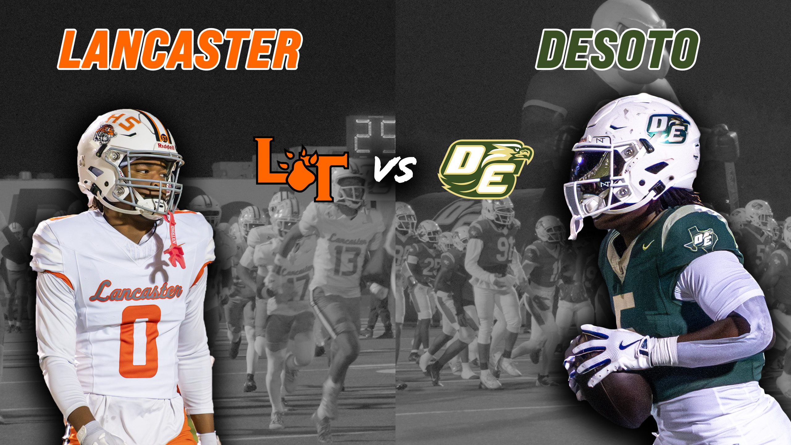 Lancaster vs Desoto 6A DFW RIVALRY FINAL DISTRICT GAME OF THE SEASON  #txhsfb
