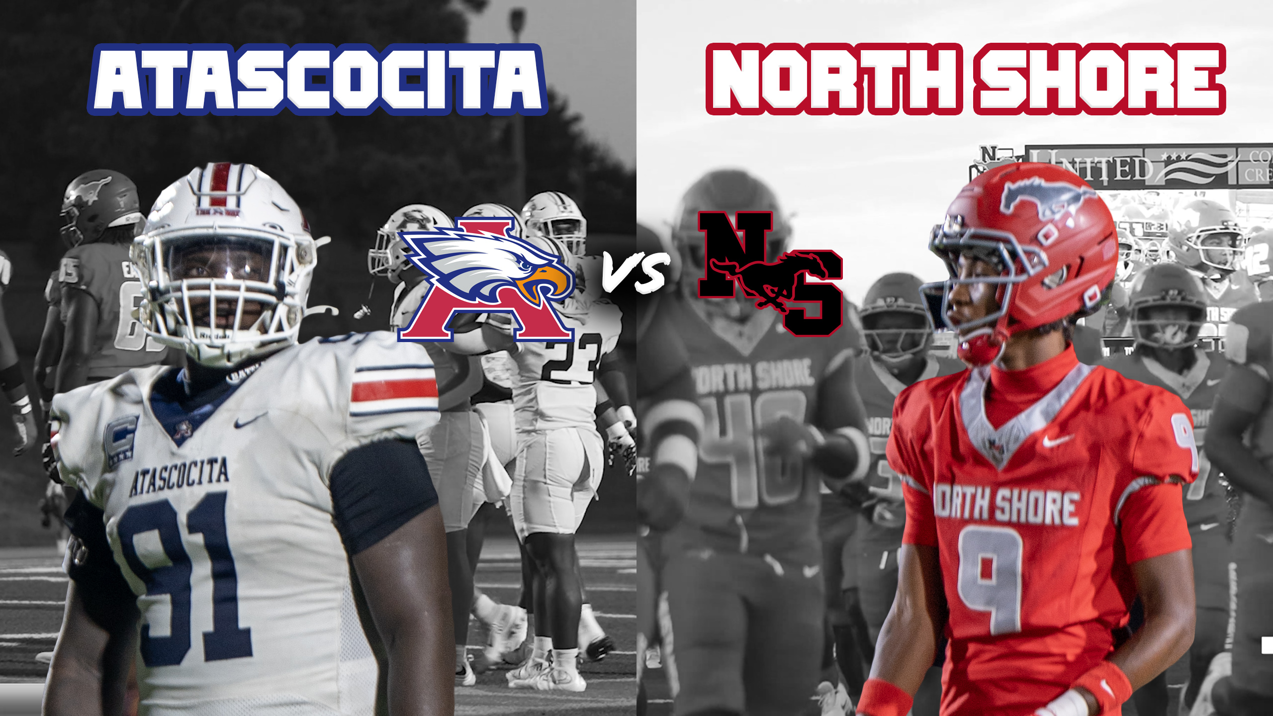 #2 North Shore vs #14 Atascocita 6A HOUSTON BLUE BLOODS FACE-OFF
